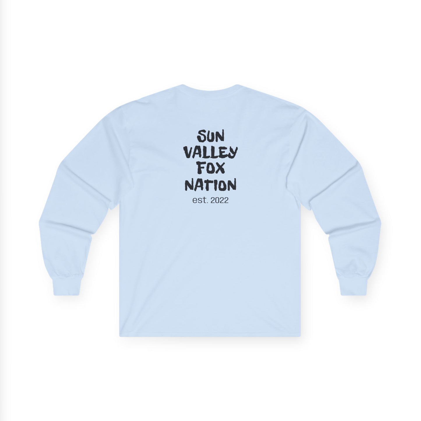 SUN VALLEY FOX Graphic Long Sleeve Tee, Retro Fox Shirt, Sun Valley Fox Nation, Cozy Everyday Wear