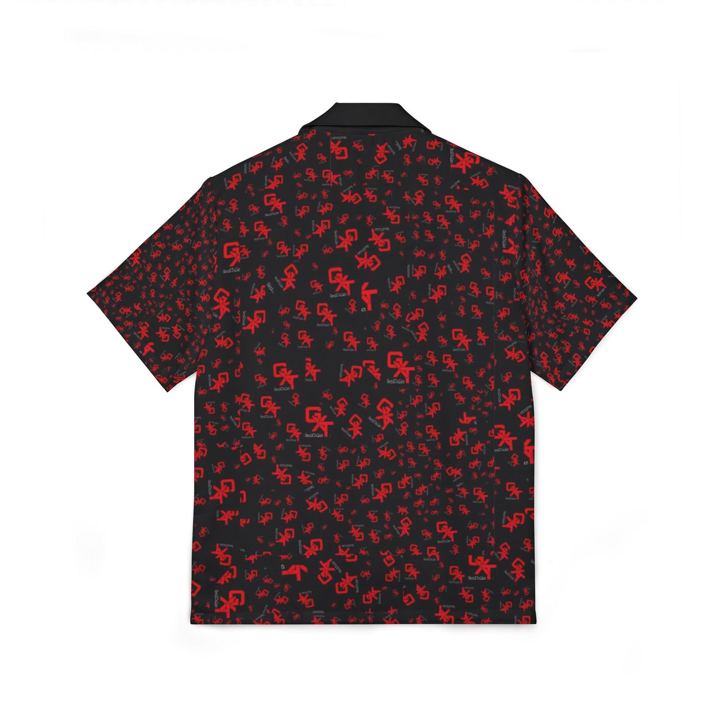 GXT Crazy - Bold Red Men's Hawaiian Design