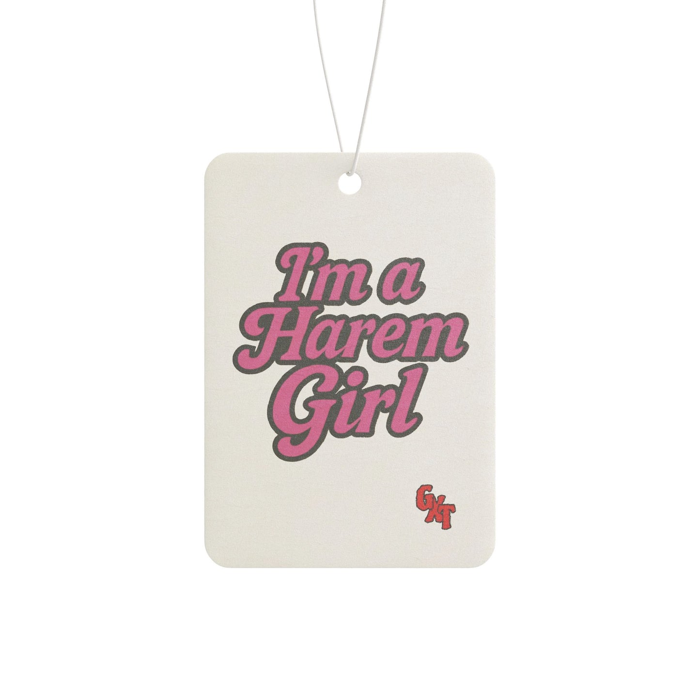 I AM A HAREM GIRL Car Air Freshener, Fun Scented Car Decor, Funny Car Accessories, Automotive Air Fresheners