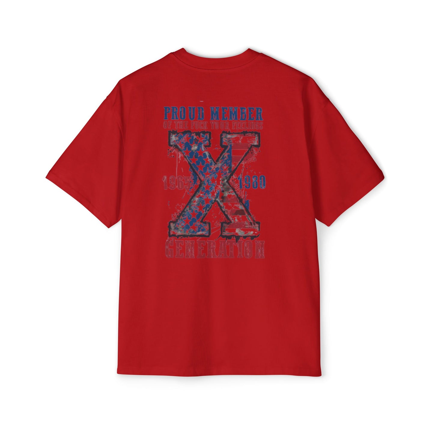 Proud Member Oversized Tee - Generation X Graphic T-Shirt