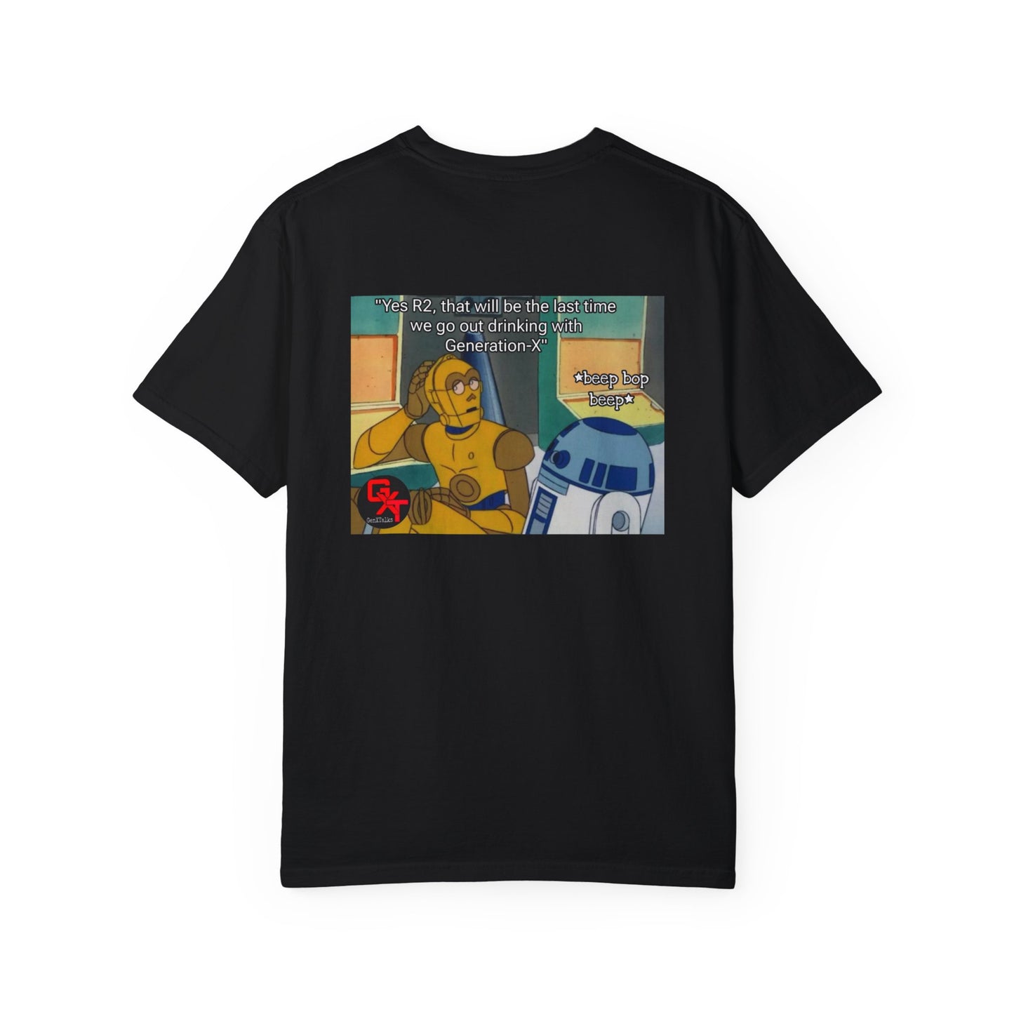 Droids hangover- Unisex T-Shirt with Graphic Humor - Perfect for Casual Outings & Gift Giving