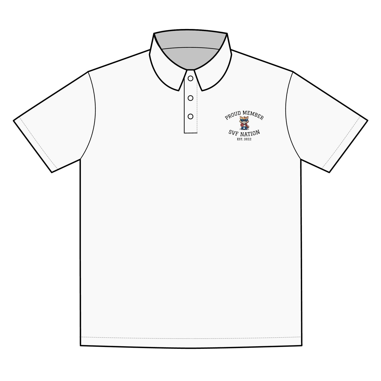 SVF NATION Sporty Polo Shirt