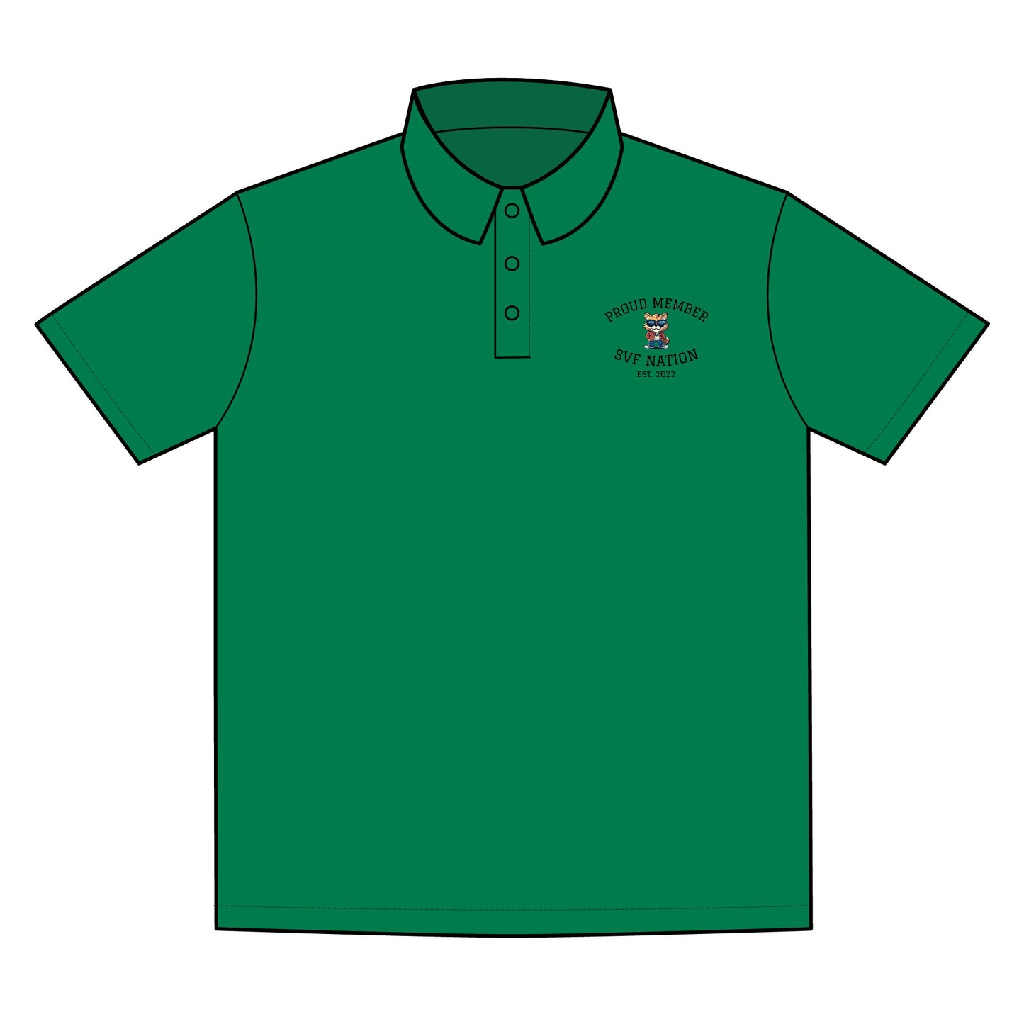 SVF NATION Sporty Polo Shirt