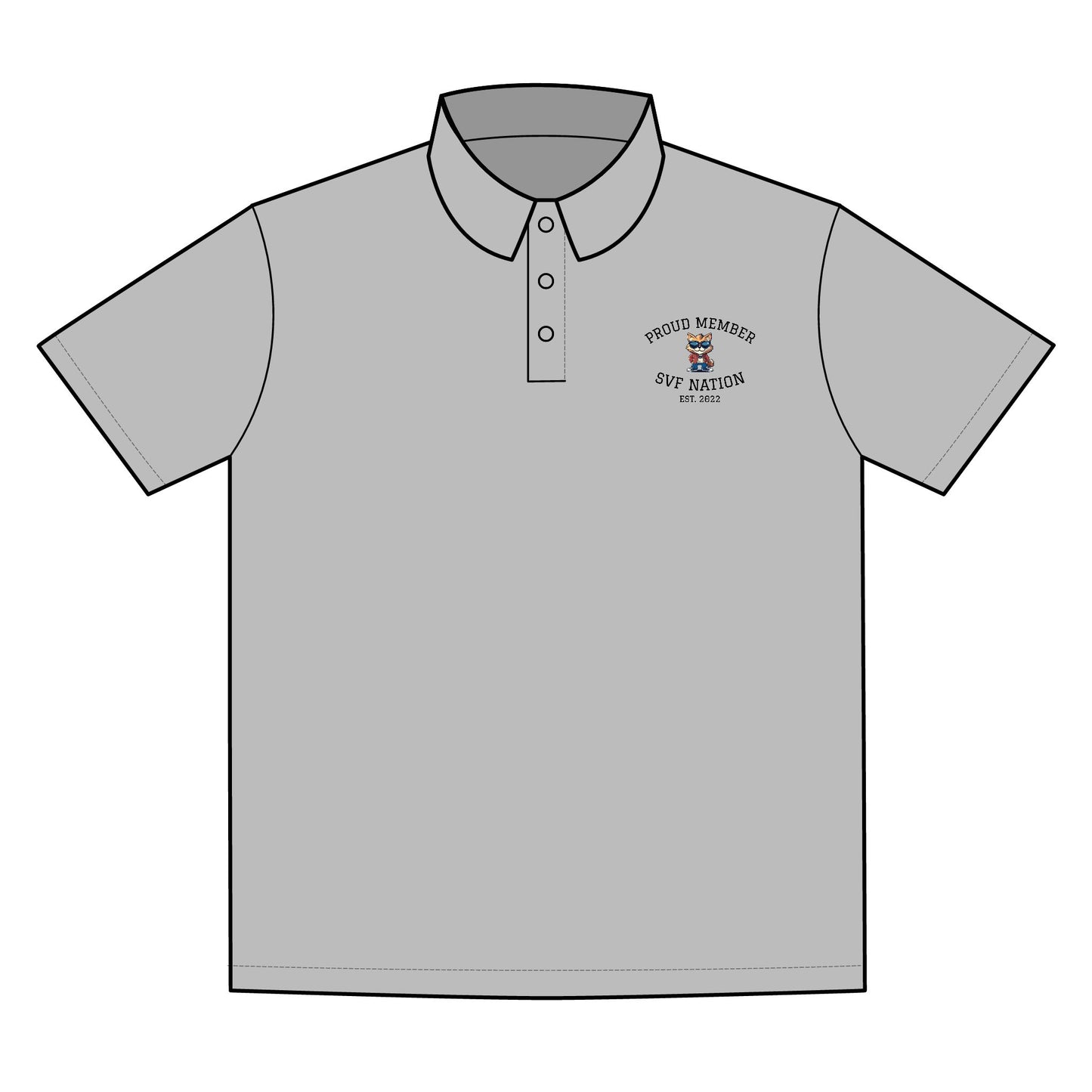 SVF NATION Sporty Polo Shirt
