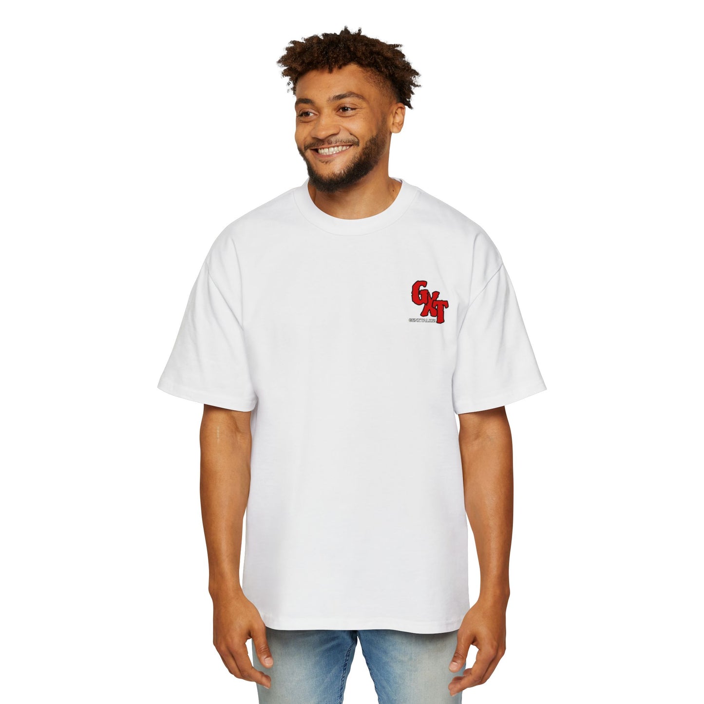 Til the last one-Men's Heavy Oversized Tee - Generation X Skull Graphic T-Shirt