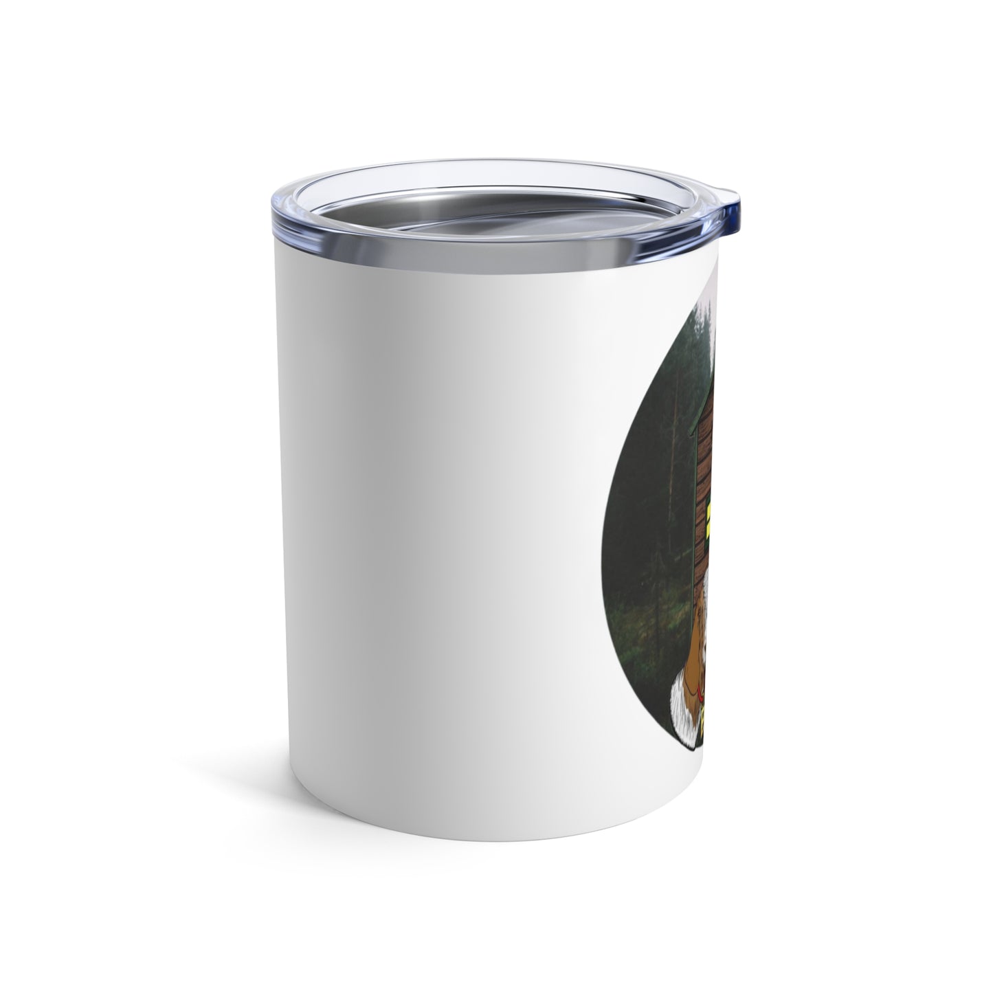 Welcome to the Woodshed Tumbler | 10oz Goat Design | Rustic Outdoor Drinkware