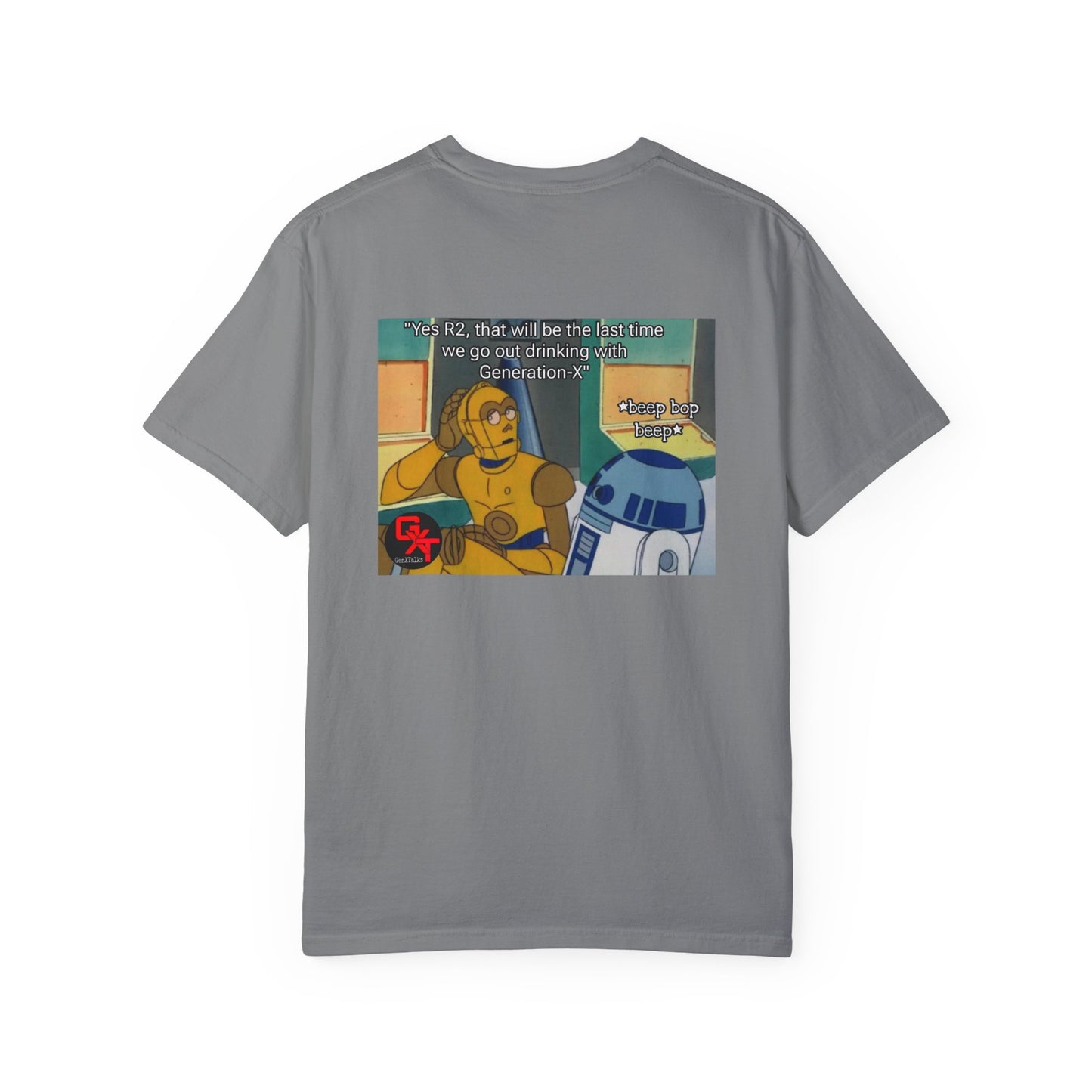 Droids hangover- Unisex T-Shirt with Graphic Humor - Perfect for Casual Outings & Gift Giving