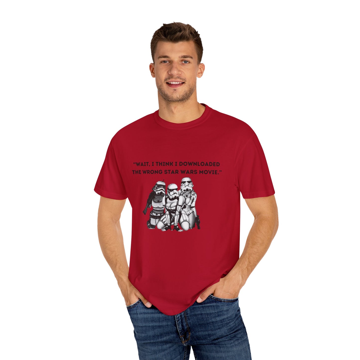 Wrong Star Wars Movie - Unisex Garment-Dyed Tee