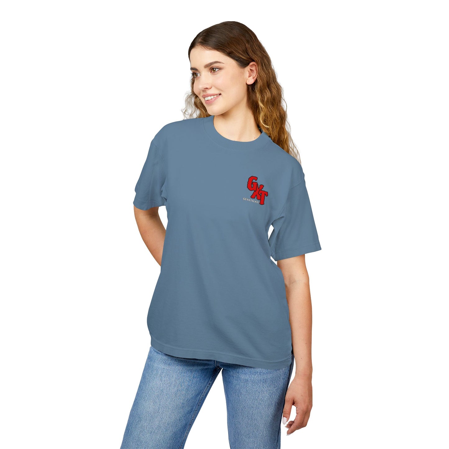 "Get Off The Fucking Lawn"- Heavy Tee - Gray Pride Statement Shirt with Rainbow Design