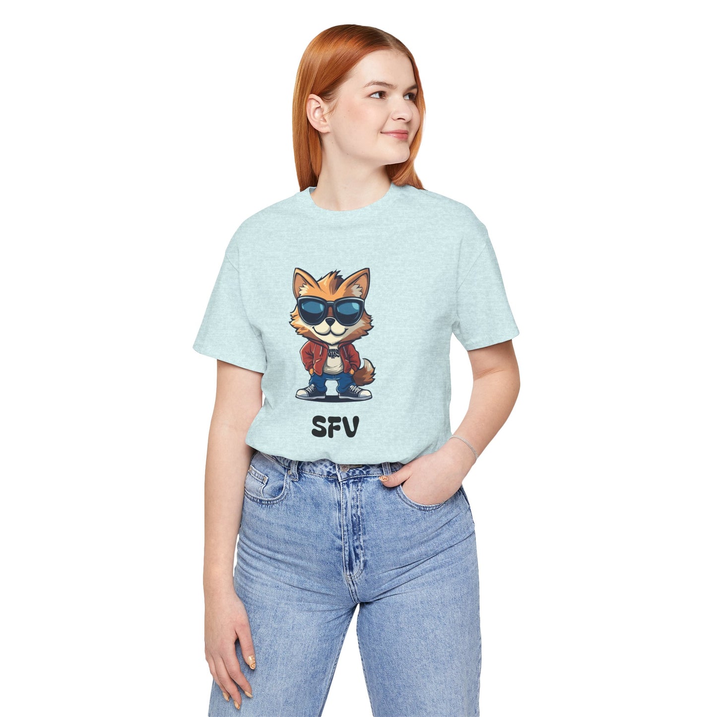 Cool Graphic Tee: Sun Valley Fox Nation, Fun Casual Wear, Unique T-Shirt