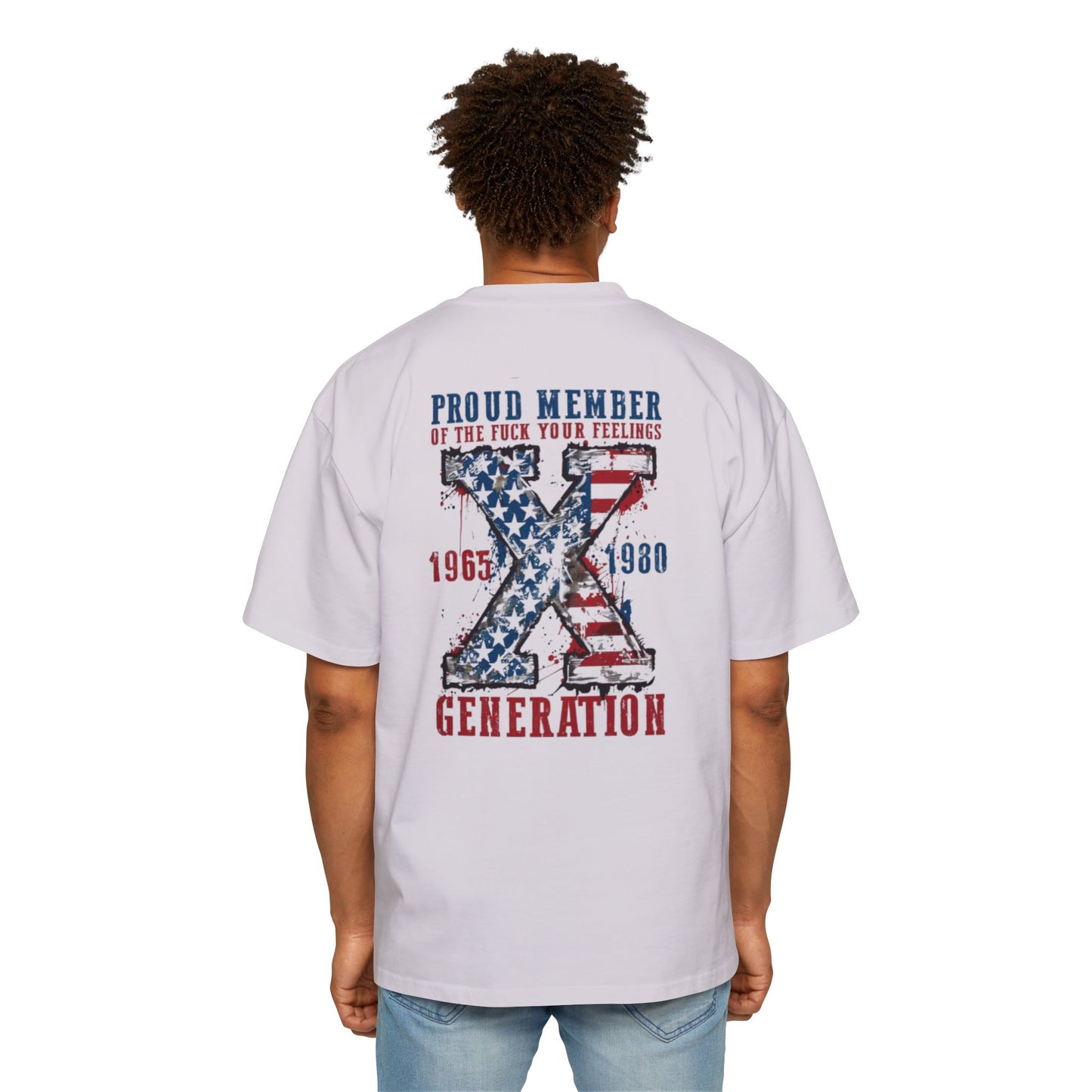 Proud Member Oversized Tee - Generation X Graphic T-Shirt