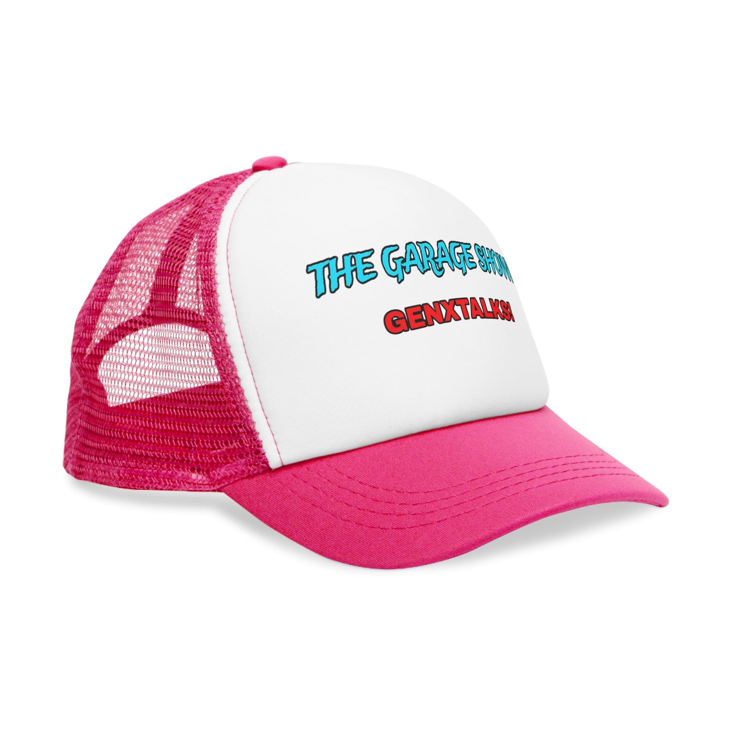 Garage Show Mesh Cap - Cool Trucker Hat for Motorheads Snap back design