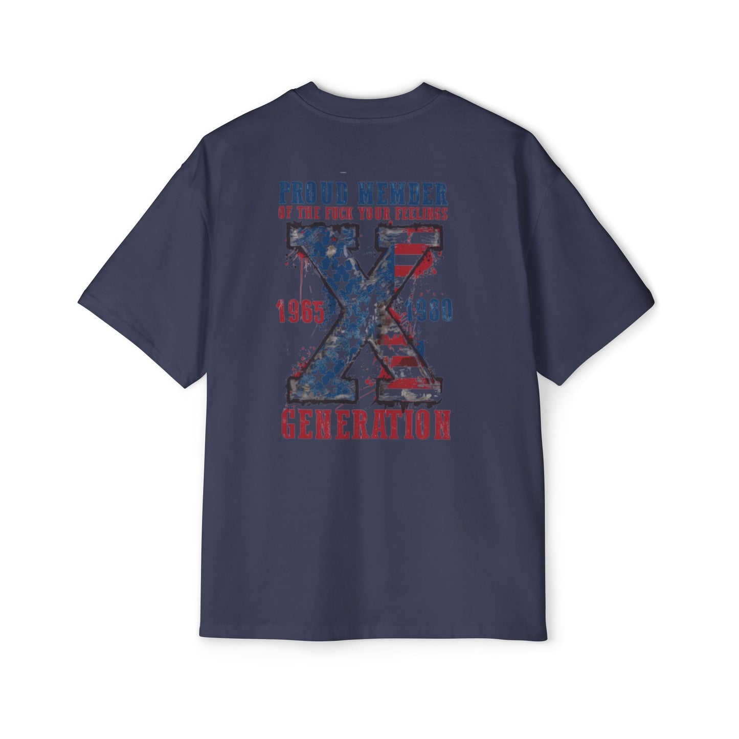 Proud Member Oversized Tee - Generation X Graphic T-Shirt