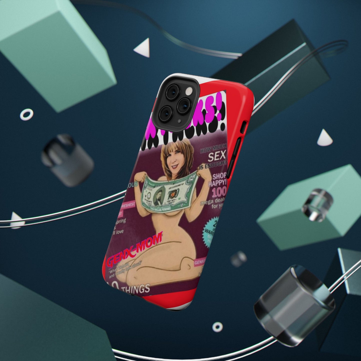 Gen X Mom-Impact-Resistant Phone Case - Retro Humor & Nostalgia