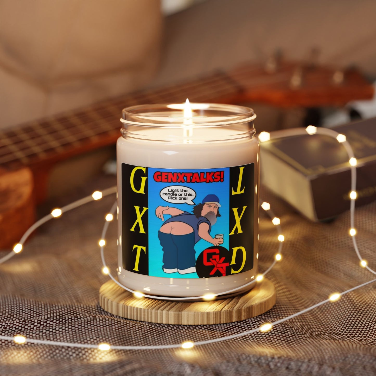 GXT- "Light this!"-Scented Soy Candle, 9oz