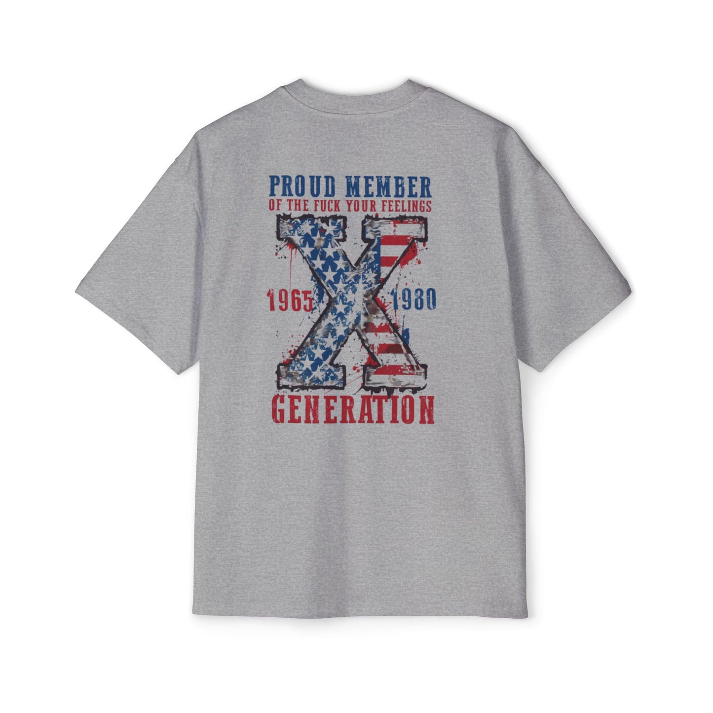 Proud Member Oversized Tee - Generation X Graphic T-Shirt