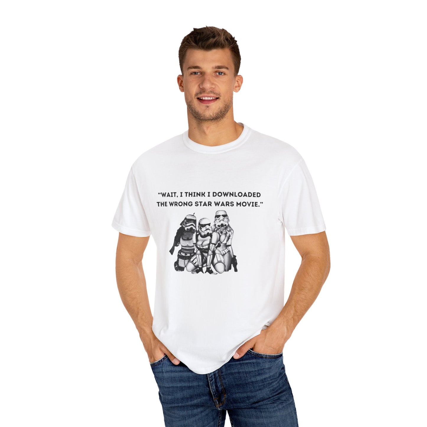 Wrong Star Wars Movie - Unisex Garment-Dyed Tee