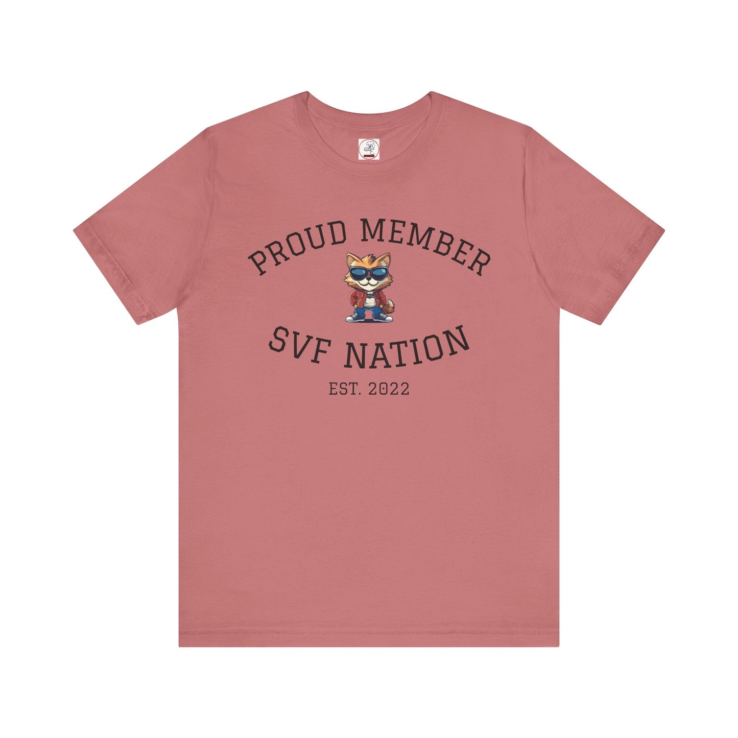 SVF Nation Proud Member Tee - Unisex T-Shirt for Fans, Casual Wear, Birthday Gifts, Team Spirit, Community Love