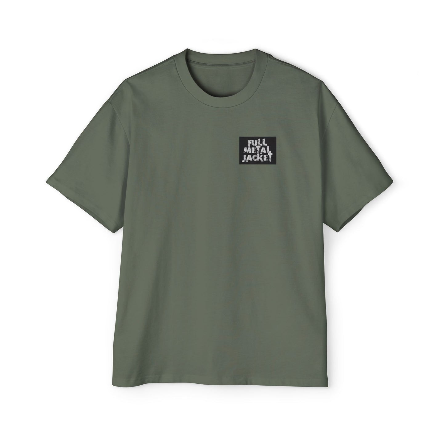 Full Metal Jacket Zipper Quote - Oversized Tee