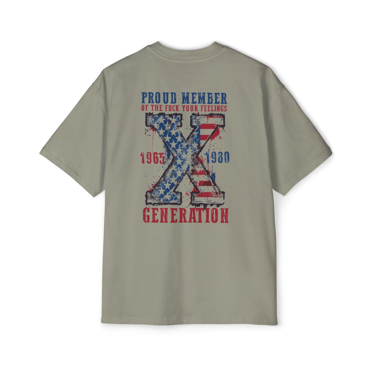 Proud Member Oversized Tee - Generation X Graphic T-Shirt