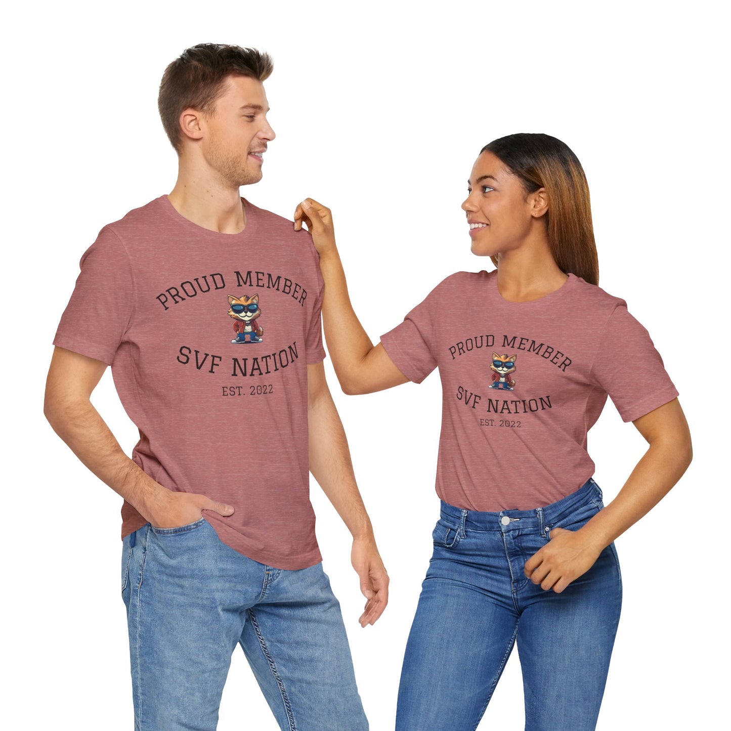 SVF Nation Proud Member Tee - Unisex T-Shirt for Fans, Casual Wear, Birthday Gifts, Team Spirit, Community Love