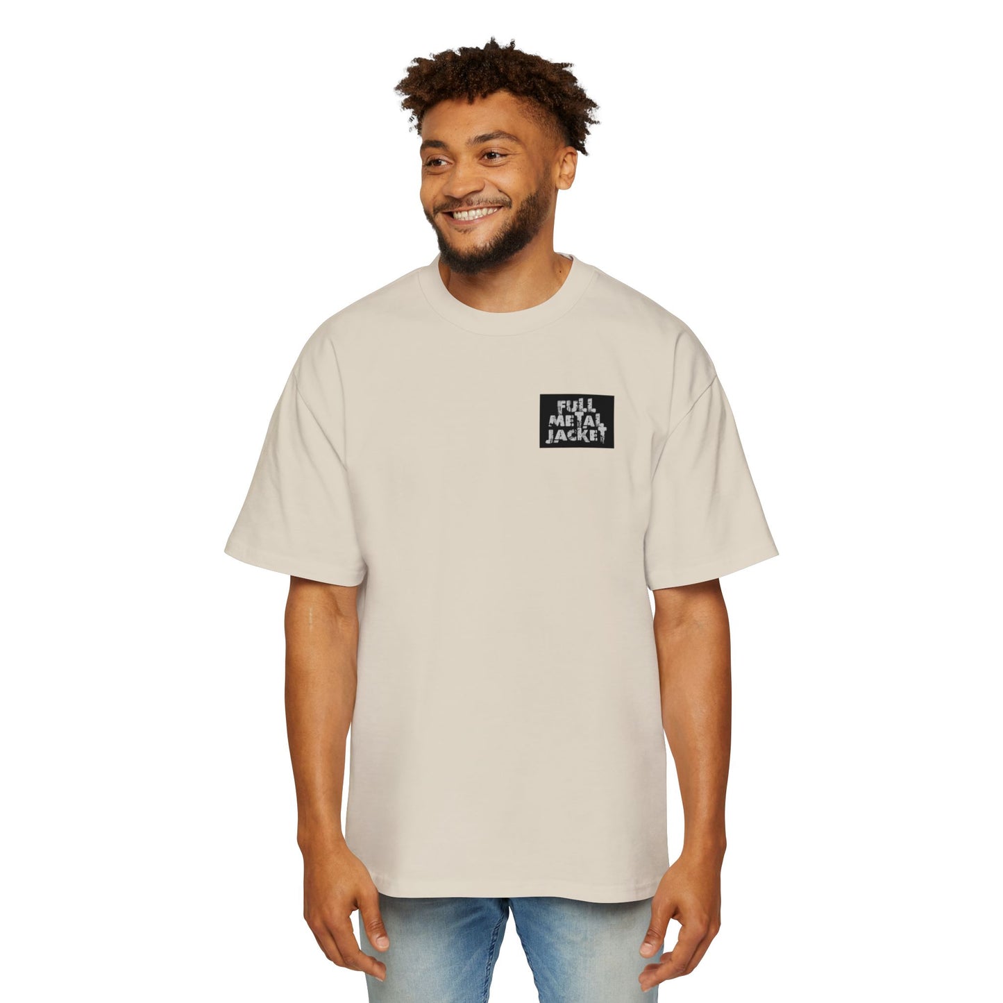 Full Metal Jacket Zipper Quote - Oversized Tee