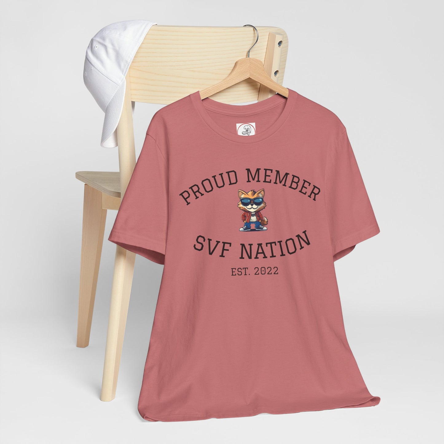 SVF Nation Proud Member Tee - Unisex T-Shirt for Fans, Casual Wear, Birthday Gifts, Team Spirit, Community Love