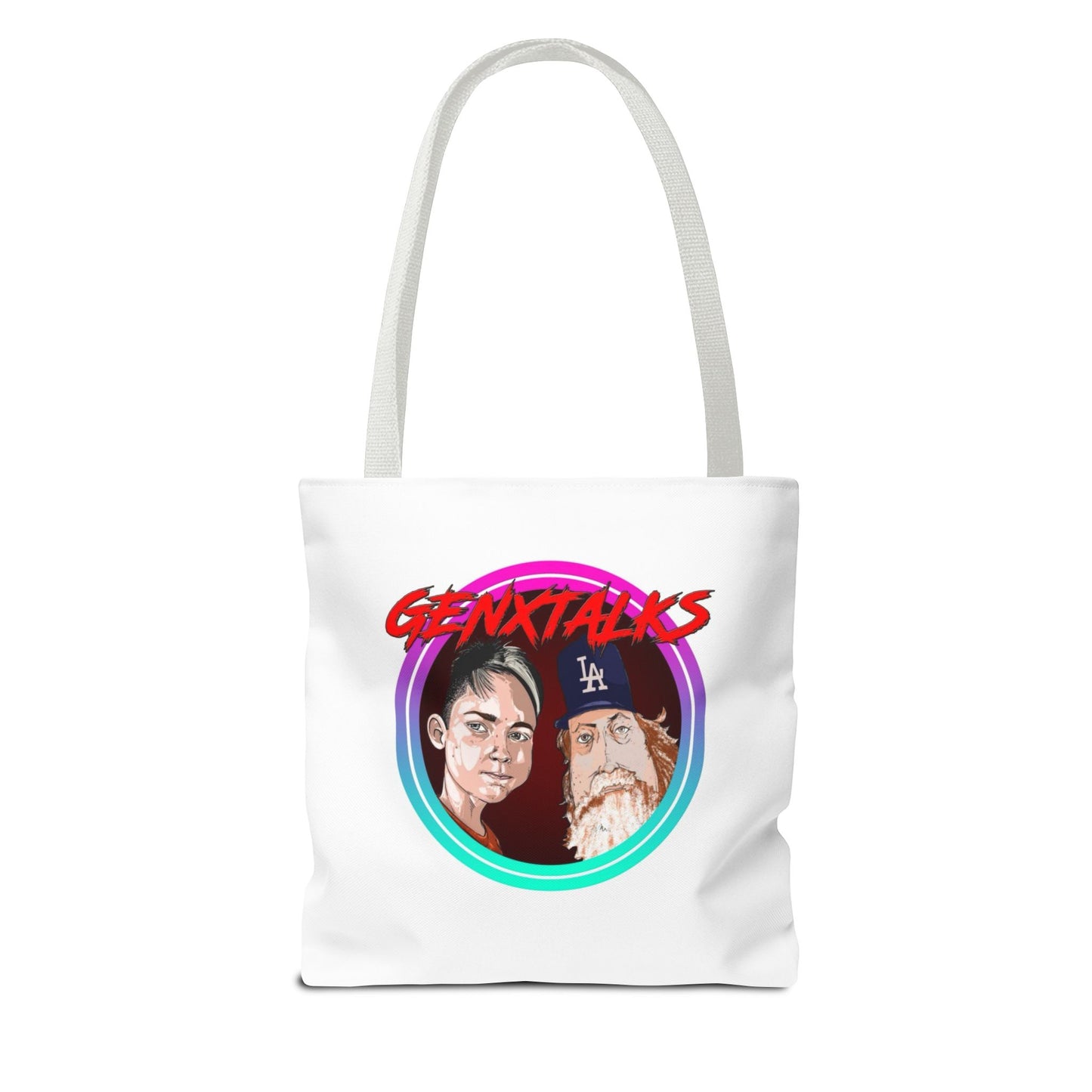 Vibrant GENXTALKS Graphic Tote Bag