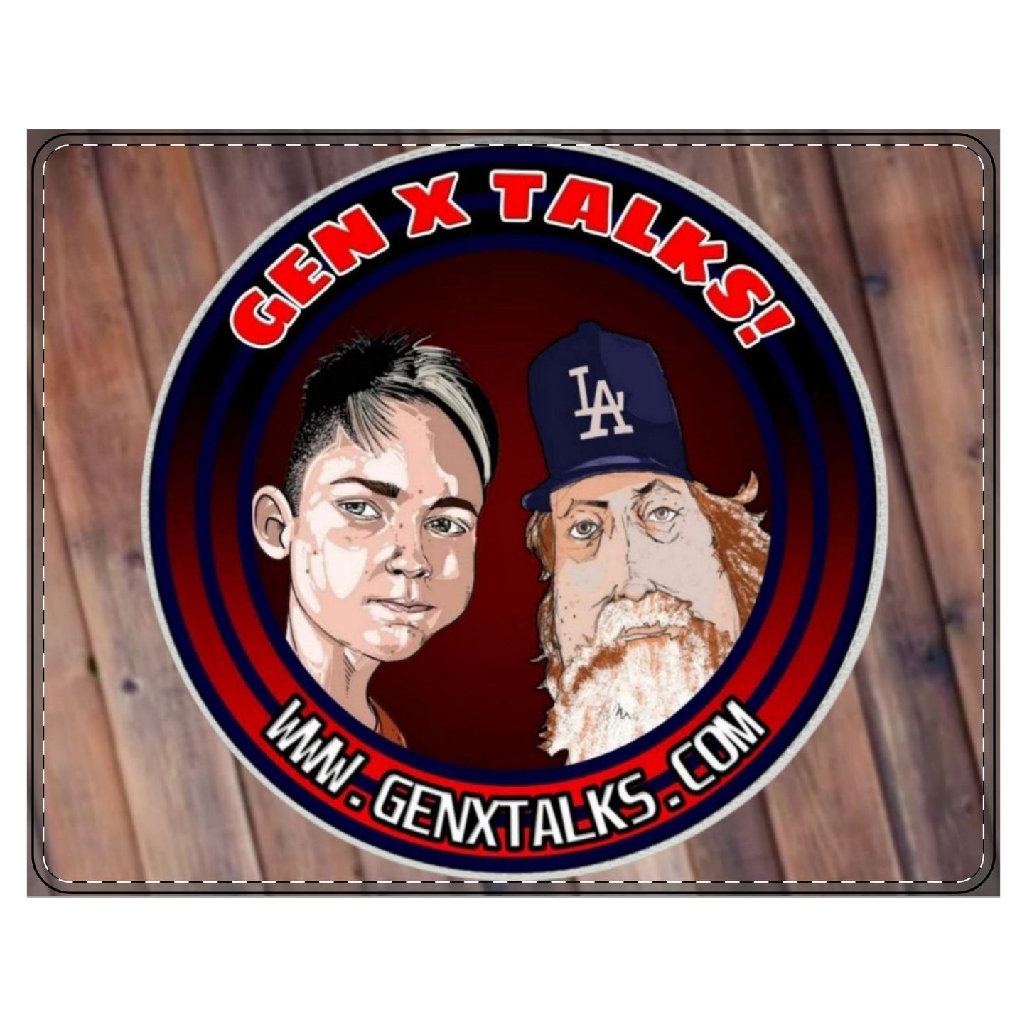 "Original Log"- Mouse Pad - GenXtalks (Leather edition)
