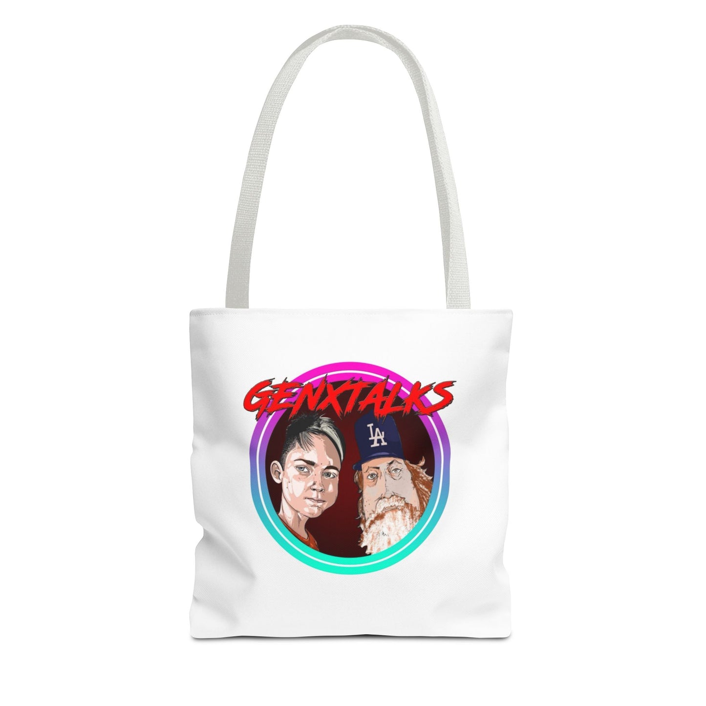 Vibrant GENXTALKS Graphic Tote Bag