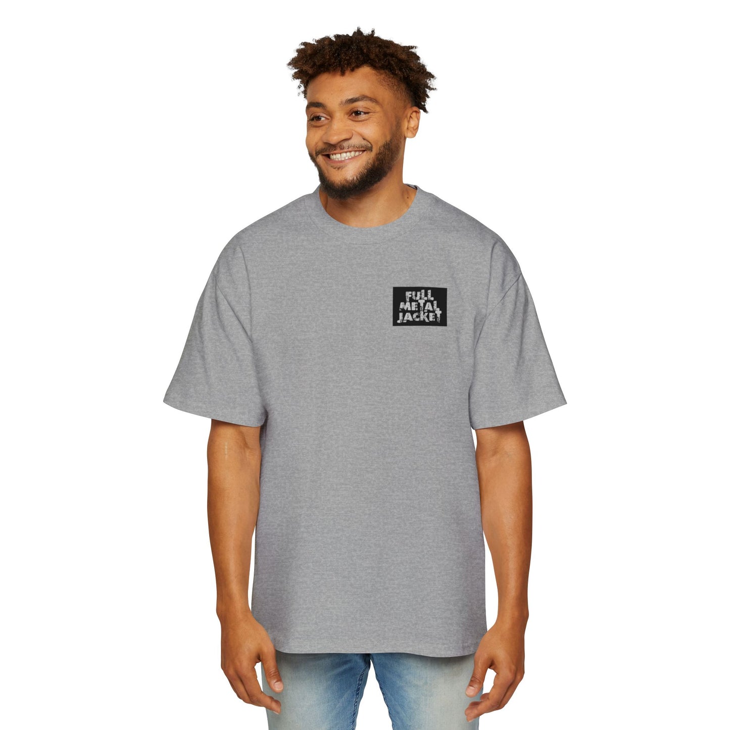 Full Metal Jacket Zipper Quote - Oversized Tee