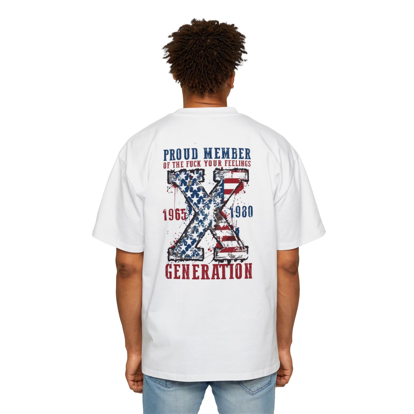 Proud Member Oversized Tee - Generation X Graphic T-Shirt