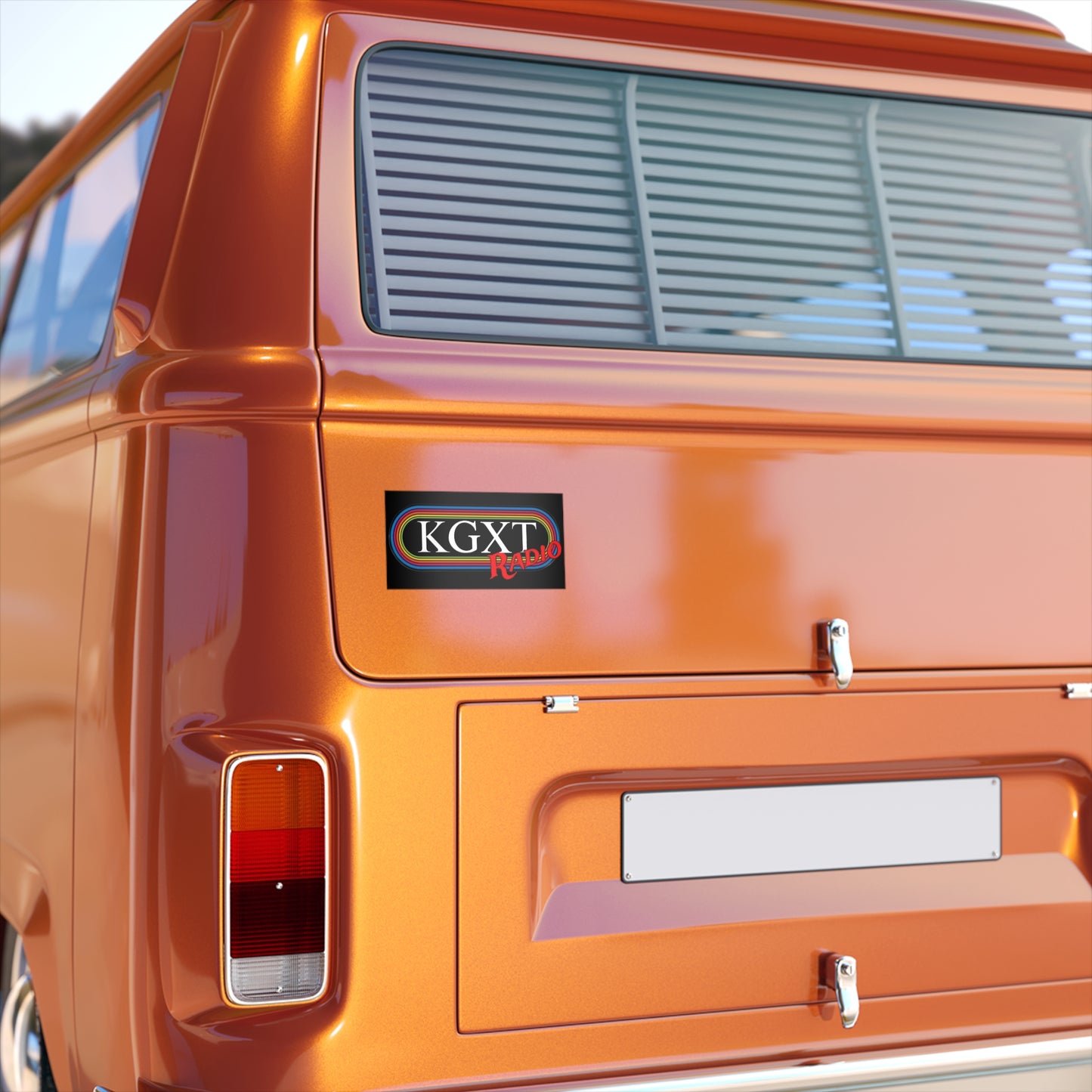 KGXT Radio Bumper Stickers – Fun Car Decor, Perfect for Radio Lovers, Customized Gift for Events, Road Trip Essentials