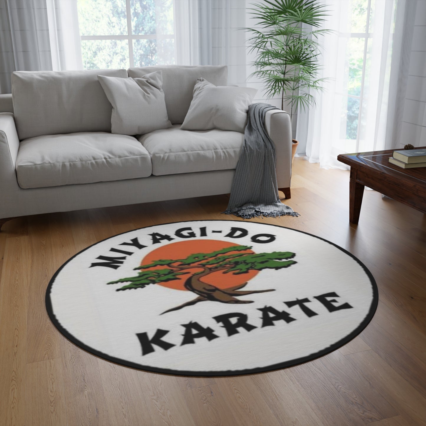 Miyagi-Do Karate Round Rug - Stylish Martial Arts Home Decor