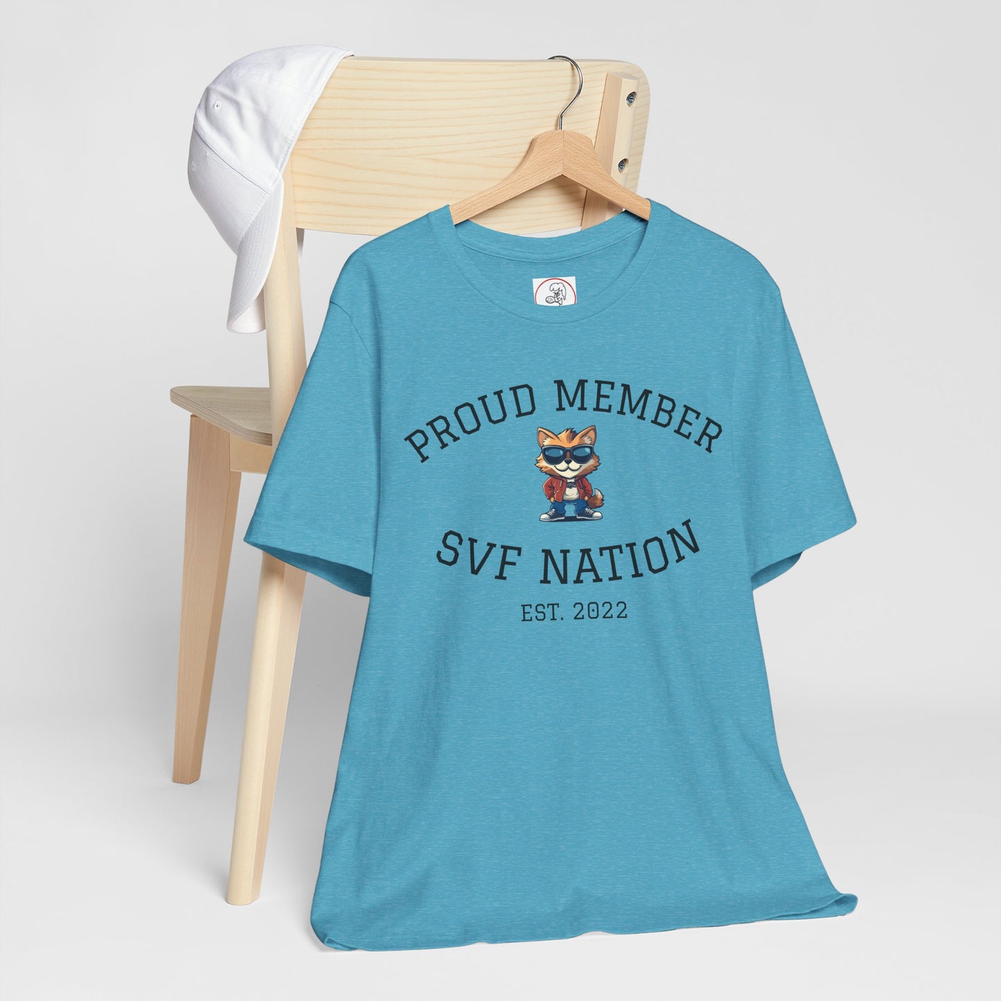 SVF Nation Proud Member Tee - Unisex T-Shirt for Fans, Casual Wear, Birthday Gifts, Team Spirit, Community Love