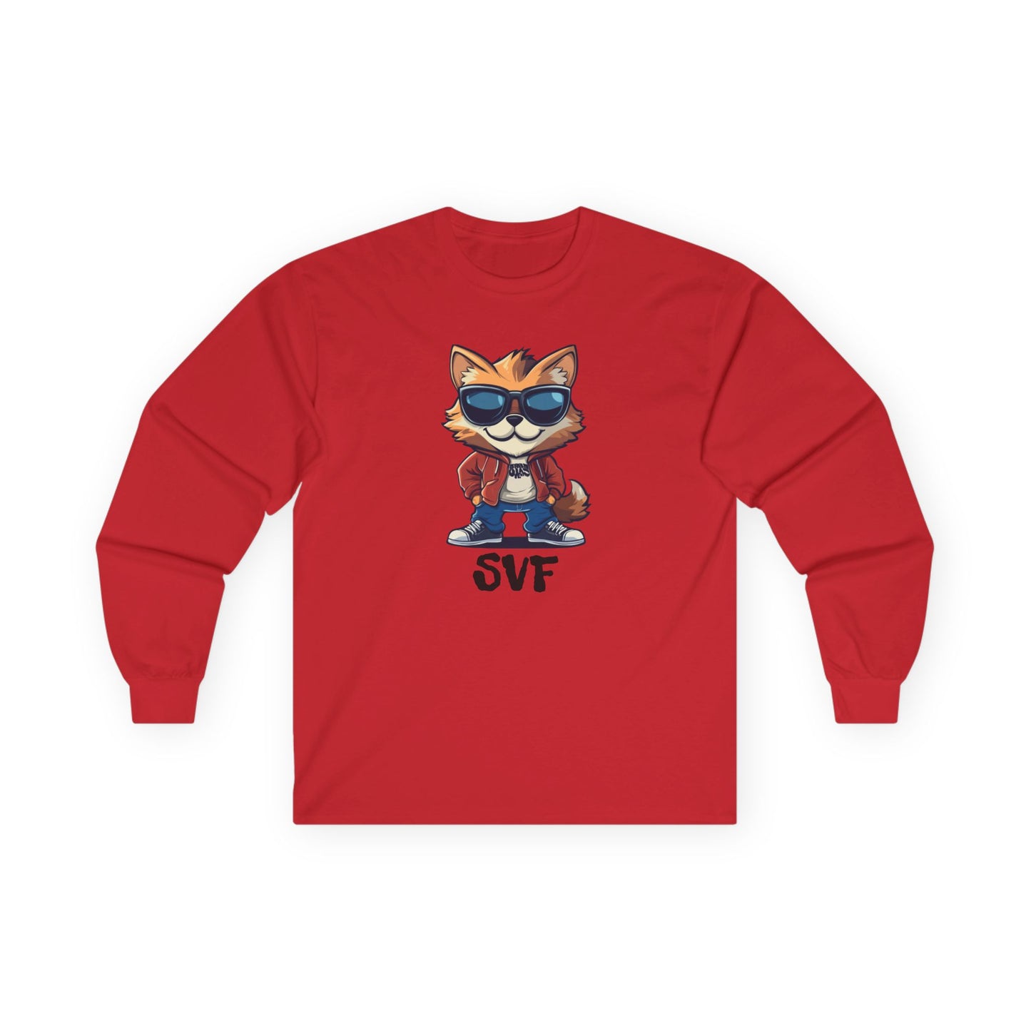 SUN VALLEY FOX Graphic Long Sleeve Tee, Retro Fox Shirt, Sun Valley Fox Nation, Cozy Everyday Wear