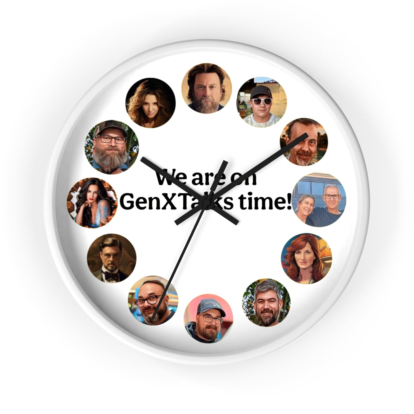 We are on GenXtalks! time!- Wall clock