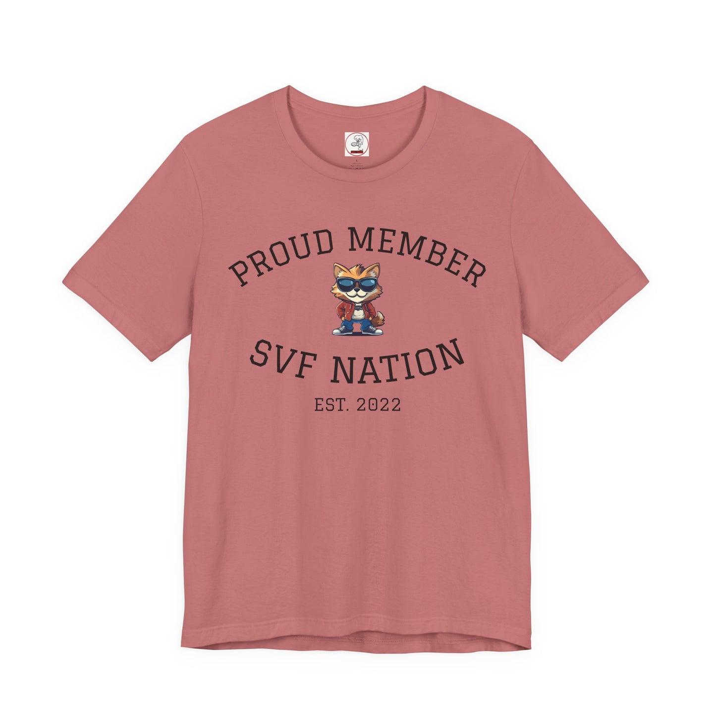 SVF Nation Proud Member Tee - Unisex T-Shirt for Fans, Casual Wear, Birthday Gifts, Team Spirit, Community Love