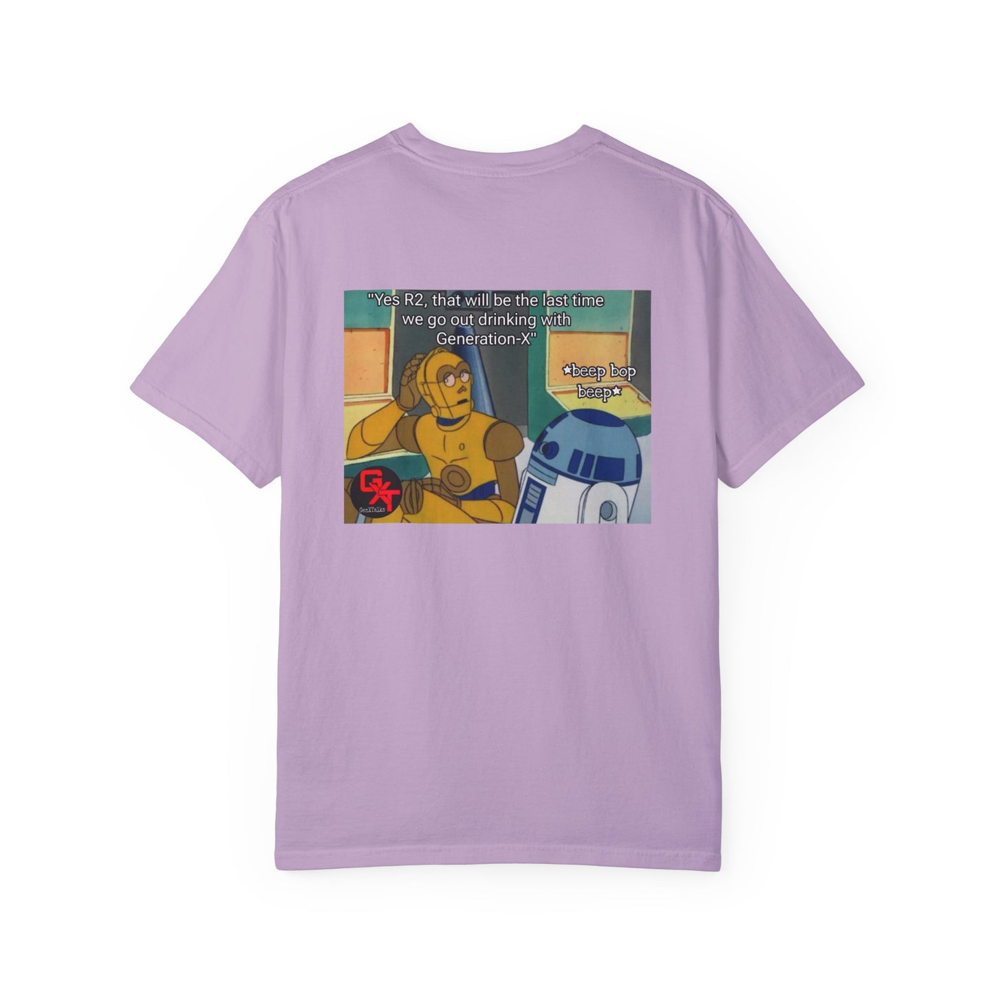 Droids hangover- Unisex T-Shirt with Graphic Humor - Perfect for Casual Outings & Gift Giving
