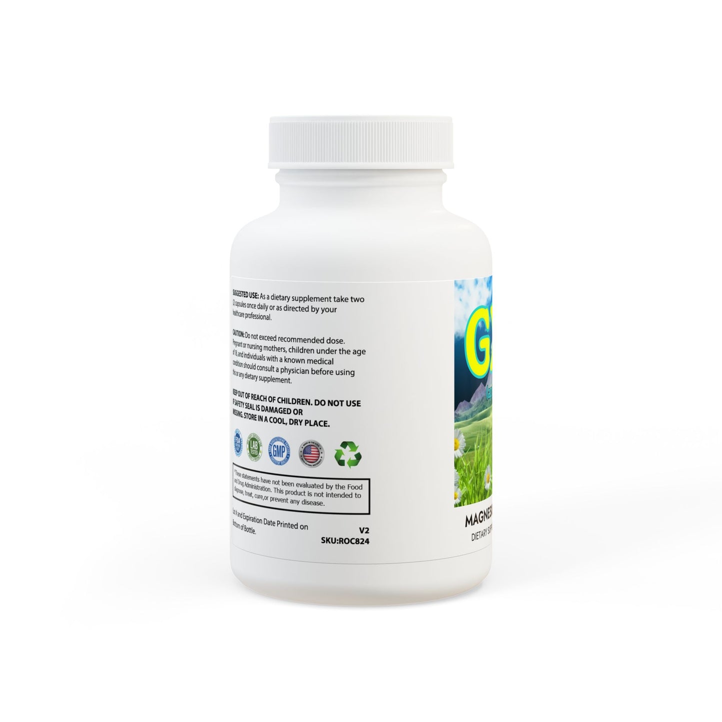 Magnesium Glycinate Supplement (60 Capsules)
