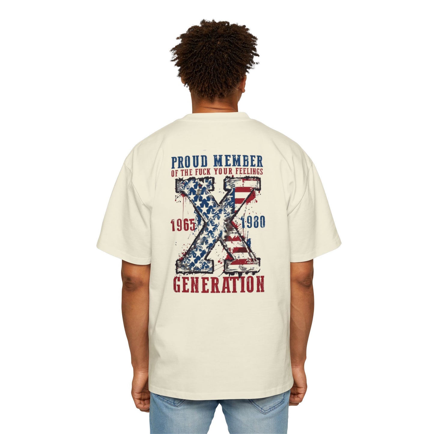 Proud Member Oversized Tee - Generation X Graphic T-Shirt