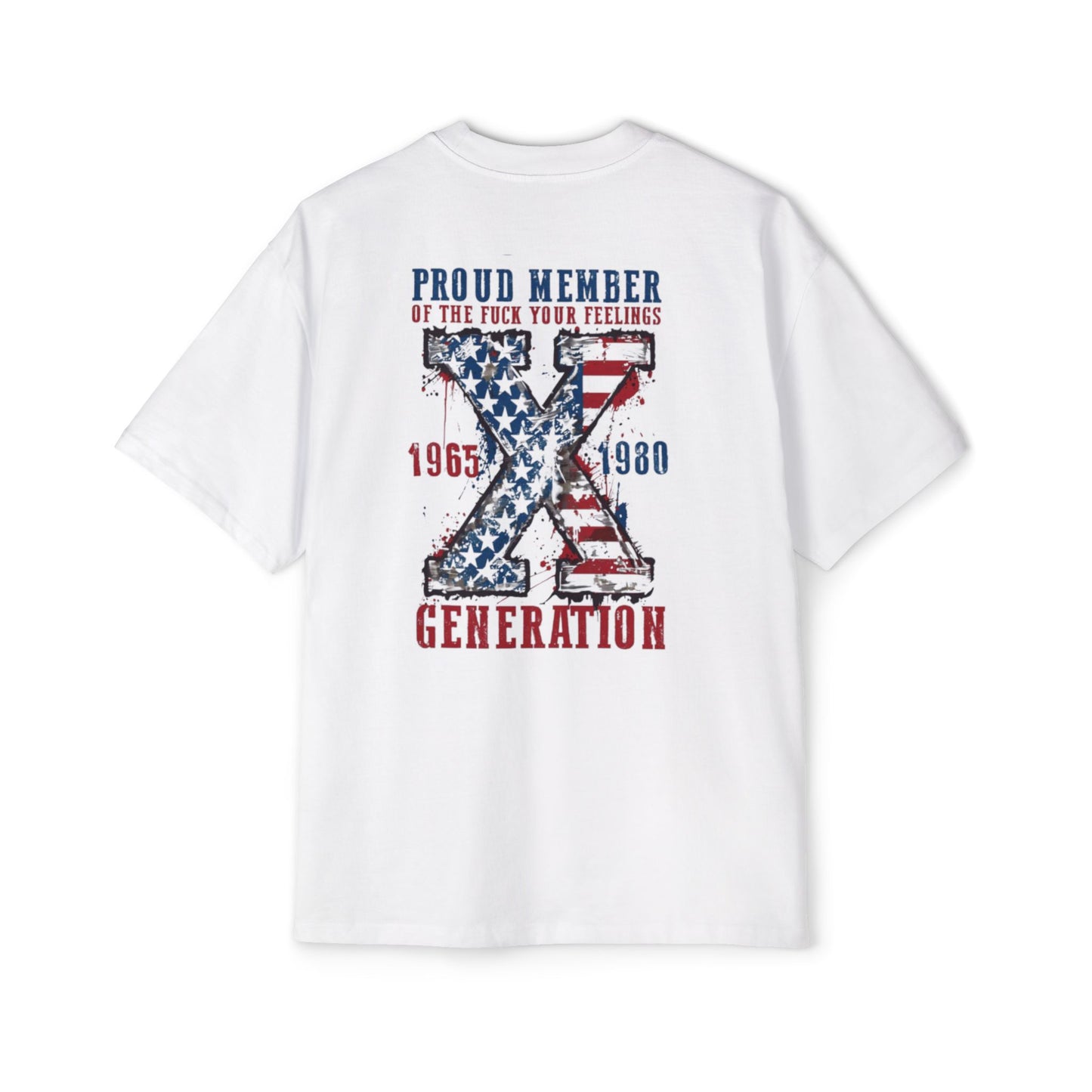 Proud Member Oversized Tee - Generation X Graphic T-Shirt