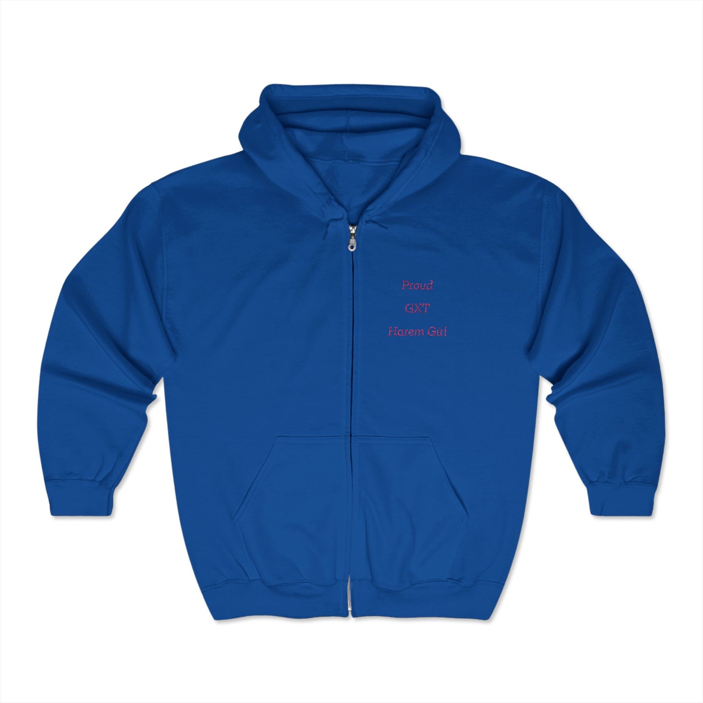 "Proud Harem Girl" (embroidery) Full Zip Hooded Sweatshirt