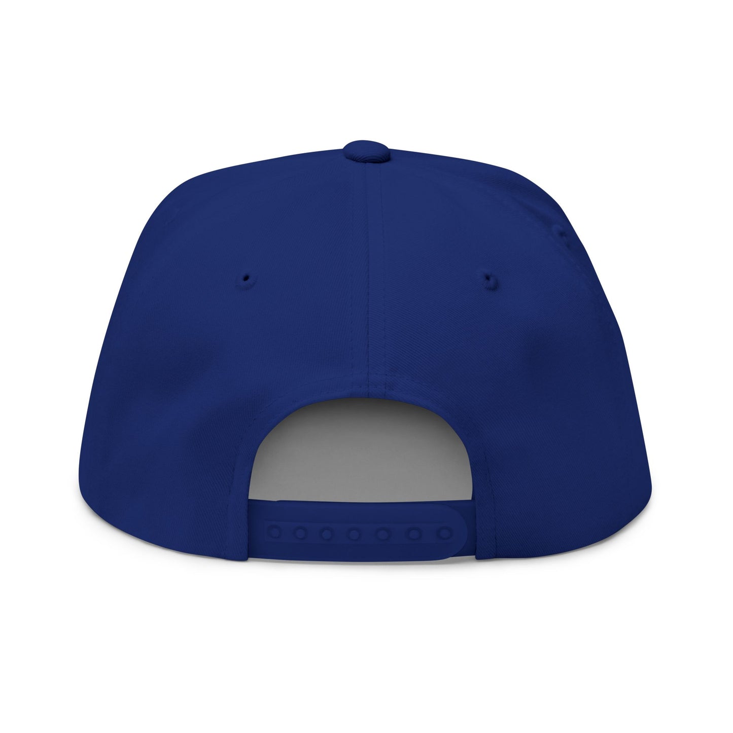 Embroidered Flat Bill Cap - The Garage Show | Snaps in back