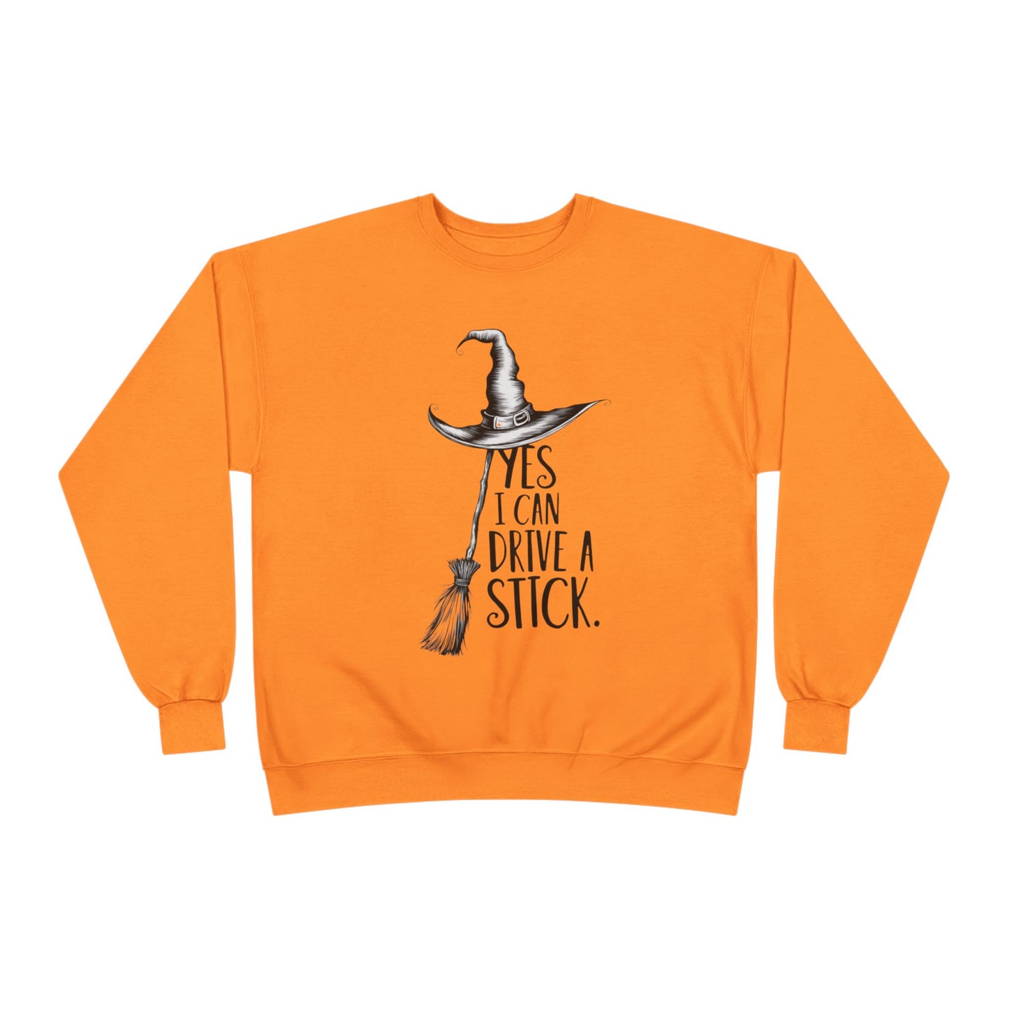 Halloween Witch Sweatshirt - Unisex Eco-Friendly Crewneck, Funny Gift, Cozy Fall Apparel, Perfect for Costume Parties, Thanksgiving