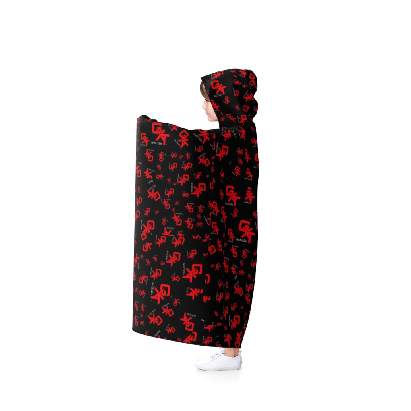 GXT red/black Hooded Blanket