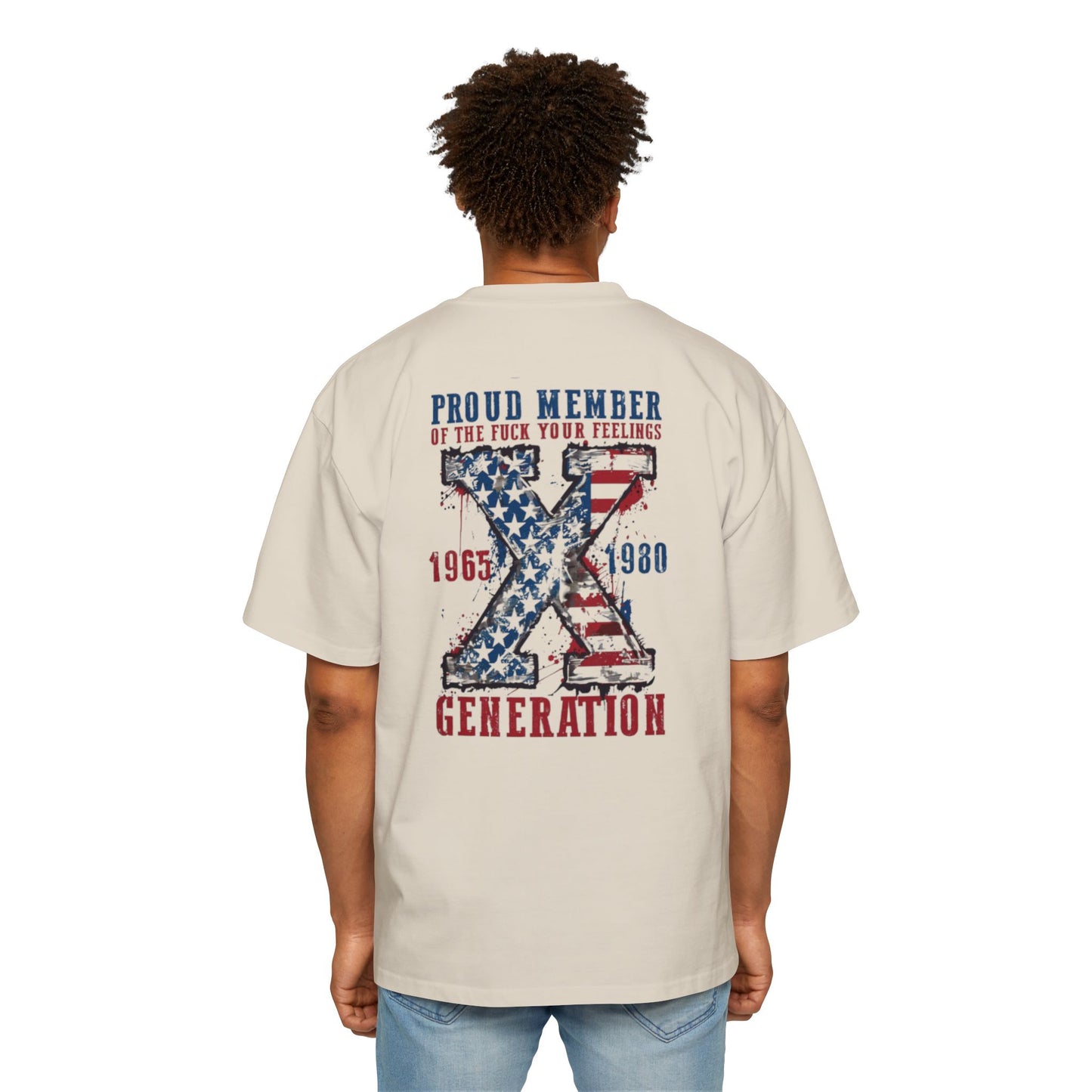 Proud Member Oversized Tee - Generation X Graphic T-Shirt