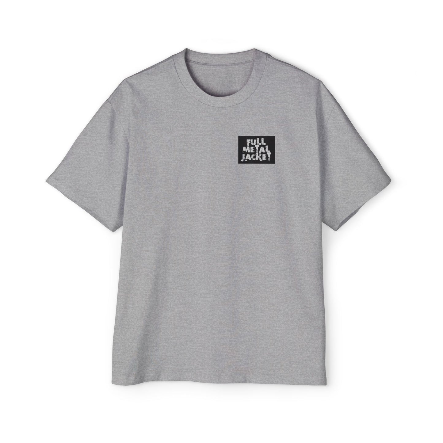 Full Metal Jacket Zipper Quote - Oversized Tee