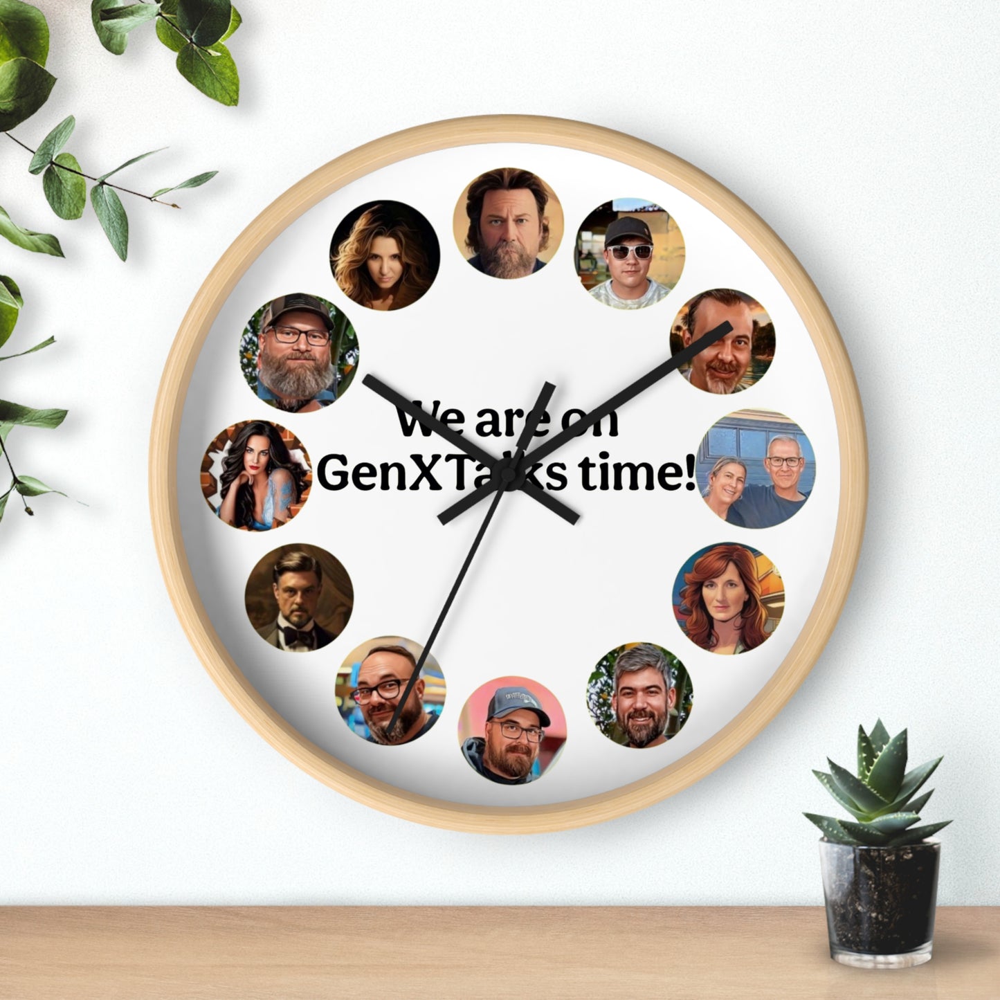 We are on GenXtalks! time!- Wall clock