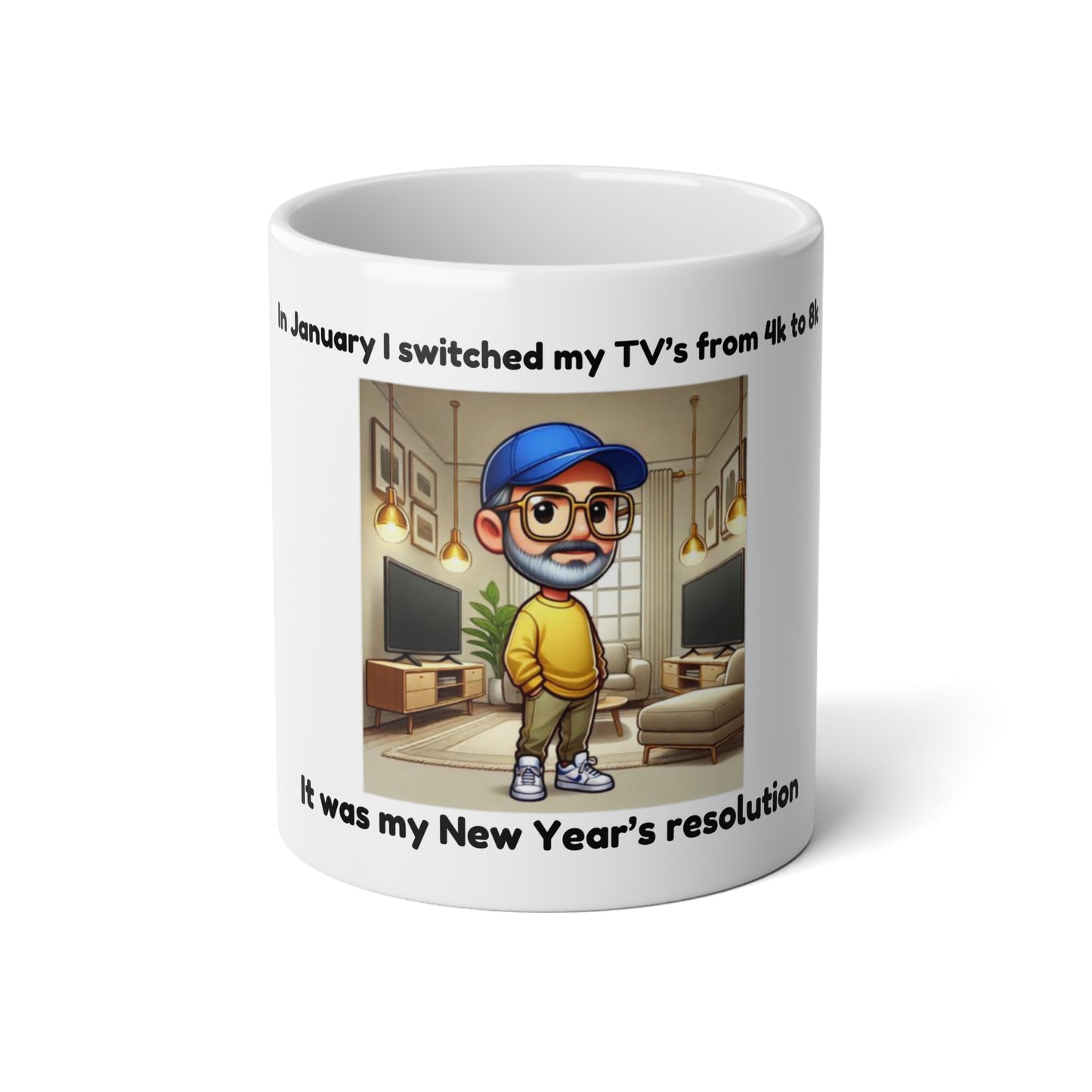 Dad Jokes - "I switched my TV's from 4k to 8k. It was my New Year's Resolution"- GXT